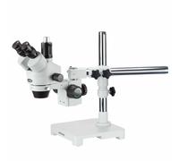 AmScope 3.5X-45X Trinoculare Stereo Zoom Microscopio Su Singolo Arm Boom Stand