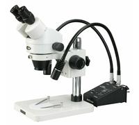 AmScope 3.5X-90X Circuito Ispezione Zoom Potenza Stereo Microscopio + Cigno LED