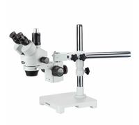 AmScope 3.5X-90X Trinoculare Stereo Zoom Microscopio Su Singolo Arm Boom Stand