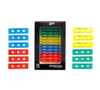 AmScope - 36pc Kids Prepared Microscope Slide Set of Color-Coded Zoolo