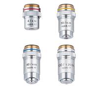 Amscope 4 x -100 x obiettivo acromatico a quattro set di lenti