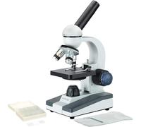 AmScope - 40X-1000X Telaio in Metallo Microscopio Composito + 25 Pellicole Preparate