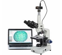 AmScope 40X-2000X LED Siedentopf Trinoculare Pasta Microscopio 10MP USB Camera