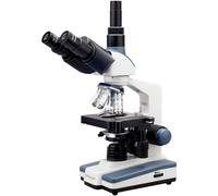AmScope 40X-2500X LED Laboratorio Trinoculare Composto Microscopio W 3D 2-Layer