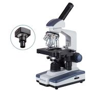 AmScope 40X-2500X Monoculare LED Composto Microscopio + 10MP USB 2.0 C-Mount