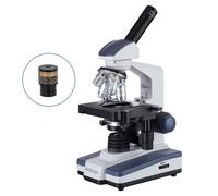 AmScope 40X-2500X Monoculare LED Pasta Microscopio Con 1MP Fotocamera Digitale