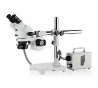 AmScope 7X-45X Stereo Binocolo Microscopio Con LED Fiber-Optic Anello Luce