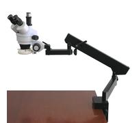 AmScope 7X-45X Trinoculare Articolate Zoom Microscopio + Fluorescente Anello