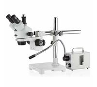 AmScope 7X-45X Trinoculare Stereo Microscopio + Singolo Fibra LED Illuminatore