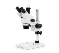 AmScope 7X-45X Trinoculare Stereo Zoom Microscopio Su Pilastro Base+ 56 Luce LED
