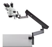 AmScope 7X-45X Trinoculare Zoom Stereo Microscopio Su Articolate Braccio W Clamp