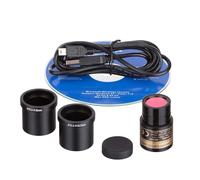 AmScope MD500-CK 5.0 MP USB Still & Live Video Microscopio Imager Fotocamera Digitale + Kit di calibrazione