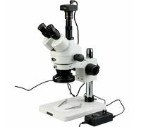 AmScope Microscopio Stereo Digitale 3.5X-90X +10MP USB Camera +144-LED Luce