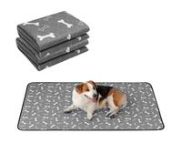 AMSGANK 2 Pezzi Tappetini Assorbenti per Cani, 100 x 70 cm Traverse Lavabili per Cani Tappetino per Addestramento del Cane Riutilizzabile per Cani, Gatti, Conigli, Porcellini d'India ecc