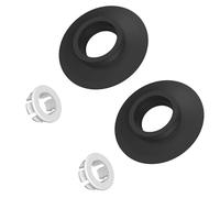 AMSGANK Guarnizione per valvola di scarico compatibile con Ideal Standard WC cisterna di ricambio guarnizione e clip per valvole di scarico Ideal Standard Armitage Shanks SV01967 nero (confezione da 2