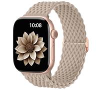 AMSKY Cinturini in Intrecciato Compatibile con Cinturino Apple Watch 40mm 44 mm 42mm 46mm 45mm 41mm 38mm 49mm Donna Uomo, Tessile Compatibile con Apple Watch Series 11 10 9 8 7 6 5 4, SE 3 2 1