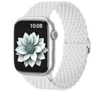 AMSKY Cinturini in Intrecciato Compatibile con Cinturino Apple Watch 40mm 44 mm 42mm 46mm 45mm 41mm 38mm 49mm Donna Uomo, Tessile Compatibile con Apple Watch Series 11 10 9 8 7 6 5 4, SE 3 2 1