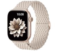 AMSKY Cinturini in Intrecciato Compatibile con Cinturino Apple Watch 40mm 44 mm 42mm 46mm 45mm 41mm 38mm 49mm Donna Uomo, Tessile Compatibile con Apple Watch Series 11 10 9 8 7 6 5 4, SE 3 2 1