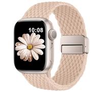AMSKY Cinturino Intrecciato Compatibili con Cinturini Apple Watch 40mm 44 mm 49mm 46mm 45mm 42mm 41mm 38mm Donna Uomo,Magnetico in Nylon Tessuto Solo Loop per iWatch 11 10 9 8 7 6 5 4 Ultra SE 3 2 1