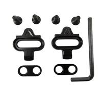 AMSLSIU 1 paio di tacchetti per pedali sinistro destro per mountain bike con chiave per biciclette Piastre di bloccaggio antiscivolo in acciaio Accessori da corsa, Tipo 1