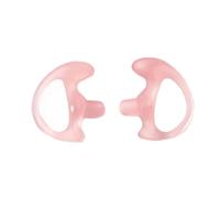 AMSLSIU 1 paio di tappi per le orecchie del tubo della bobina acustica dell'aria del silicone di colore solido ergonomico Sostituire gli auricolari della cuffia della radio a 2 vie, Piccolo