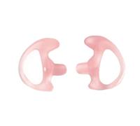 AMSLSIU 1 paio di tappi per le orecchie del tubo della bobina acustica dell'aria del silicone di colore solido ergonomico Sostituire gli auricolari della cuffia della radio a 2 vie, medio