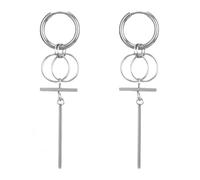 AMSLSIU 1 Paio Squisito Alla Moda Della Ragazza Dell'orecchio Ciondola L'orecchino Del Cerchio Della Decorazione Dei Monili Delle Donne Orecchie Gocce per il Partito Banchetto Vestito Quotidiano Decor