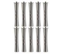 AMSLSIU 10 pezzi Rulli per capelli Servizio di lunga data Grande qualità Colori assortiti Parrucchiere Design Per unico per capelli corti e medi, 1.5 cm 3 grigio, 10 articoli