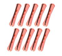 AMSLSIU 10 pezzi Rulli per capelli Servizio di lunga data Grande qualità Colori assortiti Parrucchiere Design Per unico per capelli corti e medi, 1.3 cm 4 rosso, 10 articoli