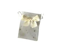 AMSLSIU 30 pezzi sacchetto di tulle sacchetto con coulisse sacchetti di igname sacchetti sapone per gioielli bowknot stringa tasca per caramelle festa imballaggio gioielli a rete
