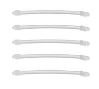 AMSLSIU 5X Ammortizzatore di Vibrazioni Racchette da Tennis in Silicone Ammortizzatore Portatile Accessori per Attrezzature per Esercizi Professionali, Bianco