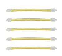 AMSLSIU 5X Ammortizzatore di Vibrazioni Racchette da Tennis in Silicone Ammortizzatore Portatile Accessori per Attrezzature per Esercizi Professionali, Giallo