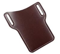 AMSLSIU Accessori per cintura per cellulare da uomo Custodia protettiva Tasca per marsupio Portaoggetti universale per marsupio in pelle PU