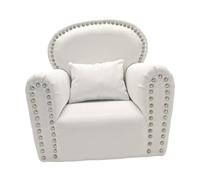 AMSLSIU Accessori per la Fotografia di Neonati alla Moda, Mini Divano in Posa, Che migliora L'Arte di catturare splendide Foto Neonati e Decorazioni per Feste Nascita, Divano, Regalo Nascita, Bianco