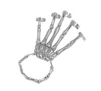 AMSLSIU Accessori punk per le donne Scelta di Halloween adatta per le stanze Bracciale in acciaio inossidabile per le donne Regalo di moda, scheggia