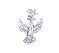 AMSLSIU Accessoriando con stile Ciondolo in metallo con ciondolo in argento sterling 925 Per unico per gioielli Elegante e affascinante, degno di un regalo