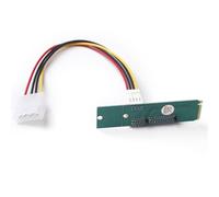 AMSLSIU Adattatore per cavo floppy a doppia interfaccia da NGFF a PCI-E Comodo disco rigido stabile Convertitore di alimentazione flessibile Unità gratuita