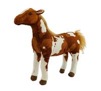 AMSLSIU Adorabile Cuscino di Peluche a Forma di Cavallo, Bambola Decorativa a Forma Cavallo per la casa, la Camera da Letto, Il Divano, l'idea Regalo per Bambini. Il Peluche è Fatto con