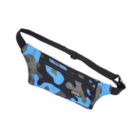 AMSLSIU Alla moda e pratico - Marsupio alla moda di grande capacità Marsupio Comouflage in poliestere per ragazzi e ragazze, Blu mimetico
