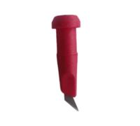 AMSLSIU Alpenstock Supplies Punte per bastoncini da trekking leggere Punta robusta per asta progettata per attività all'aperto avventurose Punta per, Rosso, 8 cm