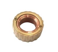 AMSLSIU Anello Rotante in Metallo ADHD per Fidget Rings Durevole Giocattolo Rilassante Gioco ricreativo per Bambini Donne Adulte Outdoor Indoor, d'oro