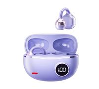 AMSLSIU Aspetto squisito ed estetica alla moda Cuffie wireless Bluetooth per gli amanti della musica Bluetooth wireless, viola