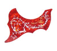 AMSLSIU Battipenna decorativo per chitarra. La piastra antigraffio garantisce una lunga durata migliorando l'aspetto della chitarra anche dopo i graffi. Il, Rosso