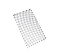 AMSLSIU BBQ Mesh Antiruggine Saldato Placcato Inodore Lucido Lavabile Riutilizzabile Picnic Bancarella di cibo Venditore ambulante Rete per griglia