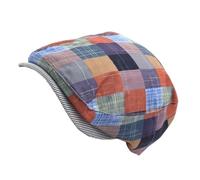 AMSLSIU Berretto Piatto con Protezione Solare Stai al Sicuro sotto Il Sole con Un Berretto Elegante Berretti Antivento Piatto Berretti Strillone Scozzesi, Arancia