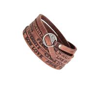 AMSLSIU Braccialetto vintage alla moda, fatto a mano, regalo per uomo, regolabile, comodo da indossare, adatto a diverse occasioni, abbigliamento sportivo punk, compleanno, anniversario