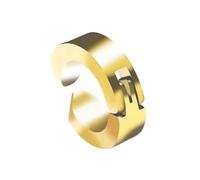 AMSLSIU Clip dell'orecchio sui gioielli adornano l'accessorio di moda maschile della vite prigioniera delle orecchie di colore solido, D'oro