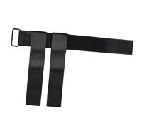 AMSLSIU Comode cinghie regolabili per manubri e cavigliera imbottita, progettate per allenamenti efficaci con sollevamento pesi. Cinghia per caviglia con attacco per scarpe da sollevamento pesi, nera.