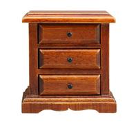 AMSLSIU Comodino in miniatura per casa delle bambole, mobile versatile che supporta il gioco fantasioso e il collezionismo Per unico. Mini mobiletto per giochi di ruolo, mobili per casa delle