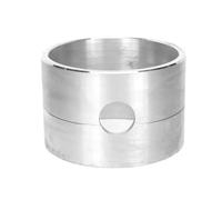 AMSLSIU Comodo crogiolo in Lega di Alluminio per la Realizzazione di Gioielli in Metallo 1. Il crogiuolo Gioielli è Realizzato Lega Alluminio, Grande